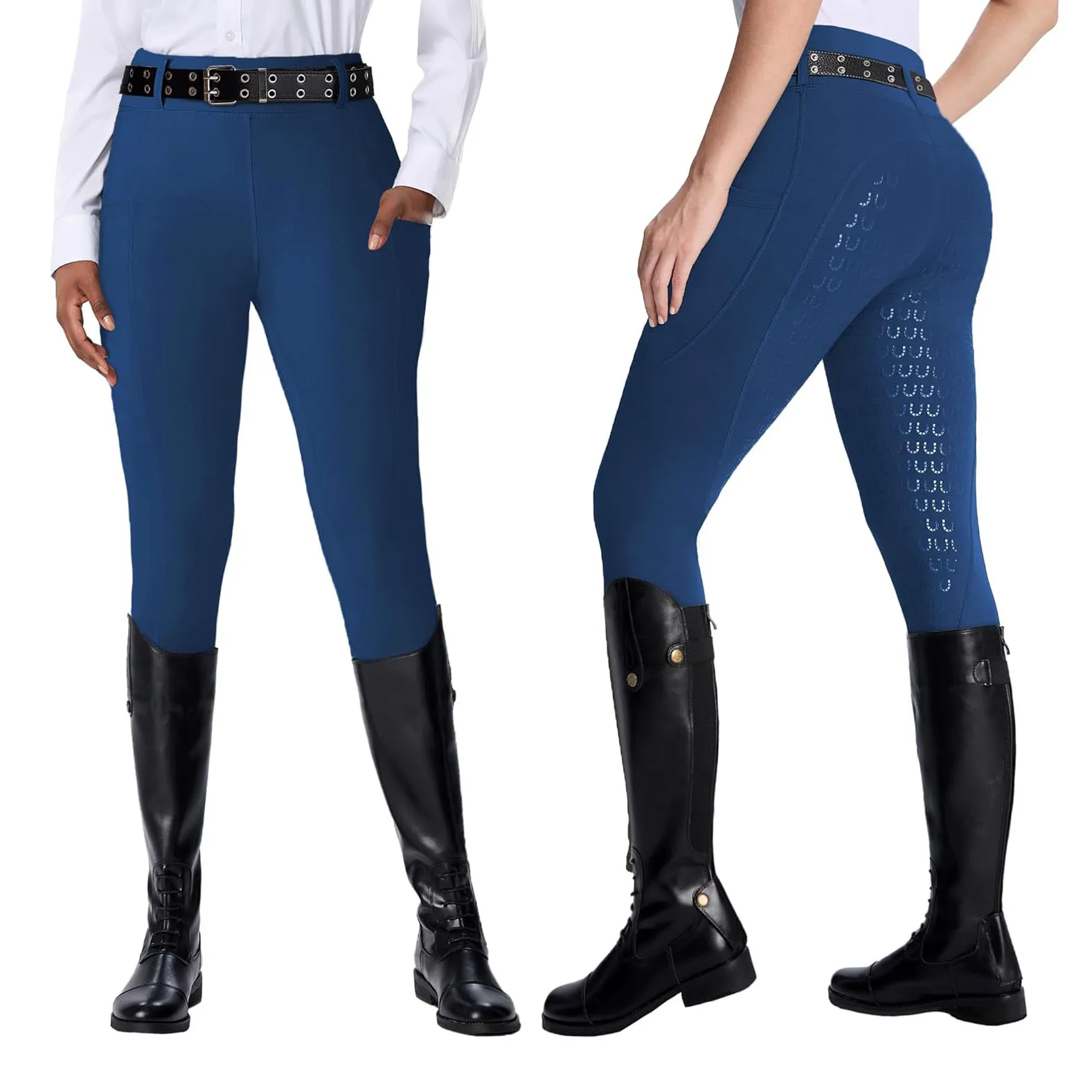 Women's Horse Riding Pants Active Silicon Grip Full Seat Breeches for Women Equestrian Pants