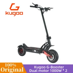 KUGOO G-Booster Electric Scooter Dual motor 1000W * 2 10 inch vacuum tire Dual Shock Absorption System 48V17Ah battery