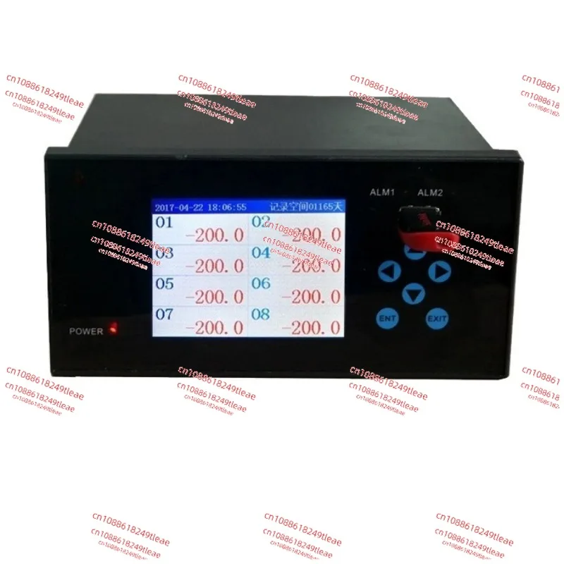 

Multi-channel Temperature Controller 8 Road Temperature Controller 0-5V Input USB Record RS485 Communication Software