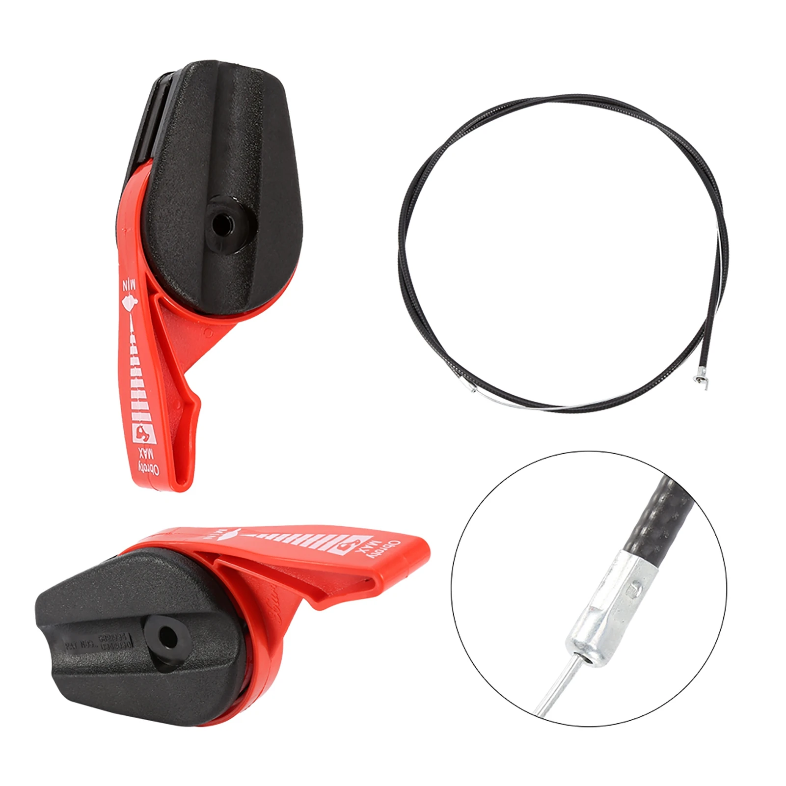 59 Inch Throttle Cable Lawnmower Cable Switch 59'' Throttle Cable Switch Control Replacement Kit For Garden Lawnmowers