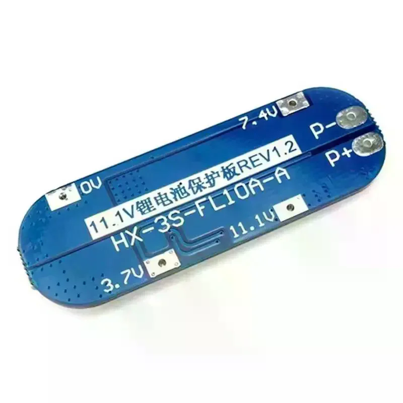 12V 3S Lithium Battery Protection Board With Overcharge Over-discharge And Short-circuit Protection 10A Current Limit