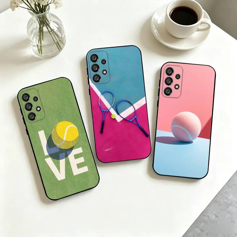 Sport Tennis Culture-E  Phone Case For Samsung S25,S24,S21,S22,S23,S30,Ultra,S20,Plus,Fe,Lite,Note,10,Black Cover Gift