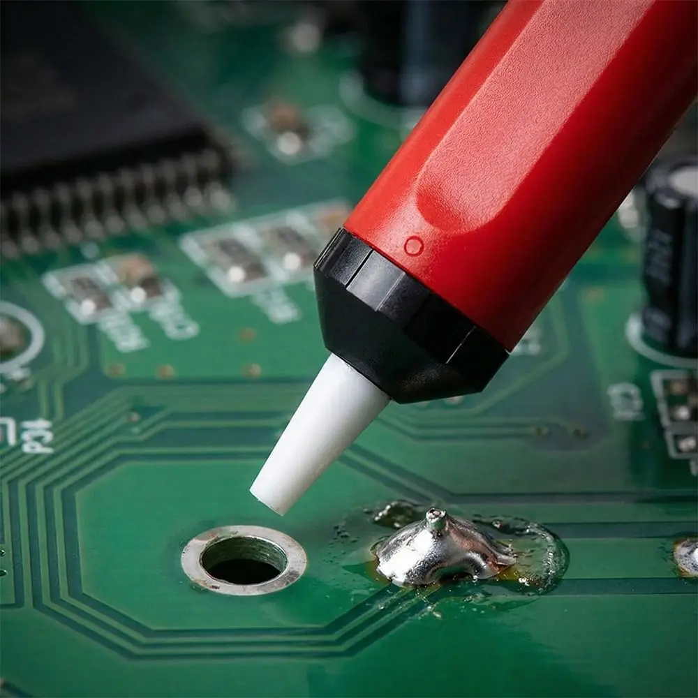 Powerful Suction Desoldering Pump Plastic Shell Ergonomic Grip Vacuum Soldering Sucker 21 mm Diameter 175 mm Length