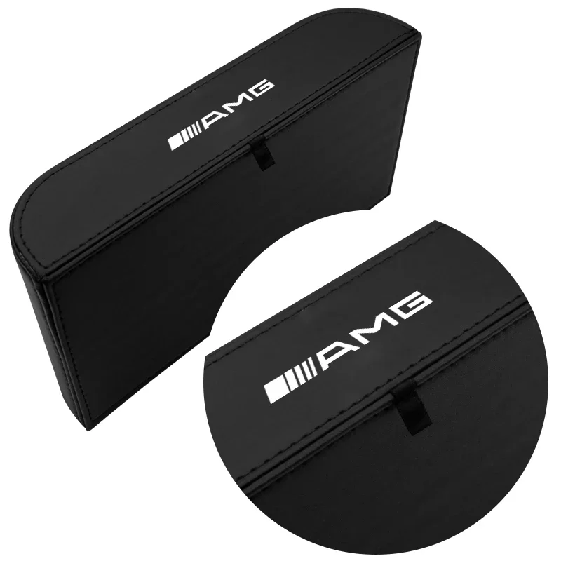 1pcs AMG Car Tissue Box Holder Armrest Box Storage Case Auto Accessories For Mercedes Benz B/C/E/S W203 W204 W205 W212 W213 CLS