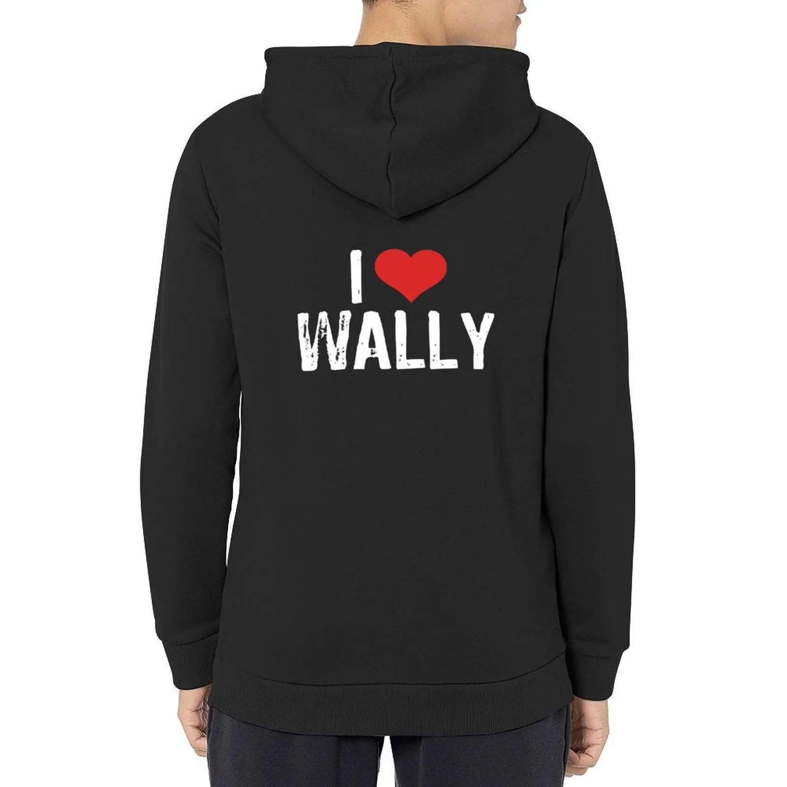 

I Love Wally Hoodie mens clothes male clothes men's clothes men's autumn men's hoodie sweatshirt