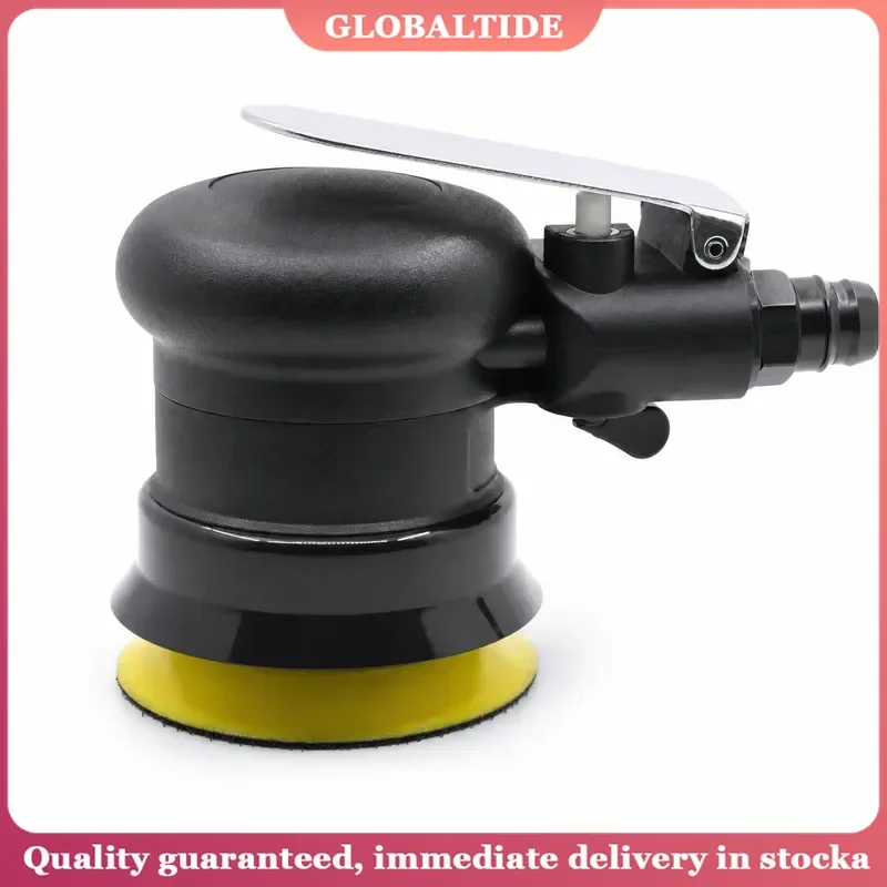 Mini Air Palm Random Orbital Sander Polisher 3 Inch 75MM Round Pad Pneumatic Tool for Car Detailing Woodworking Sanding