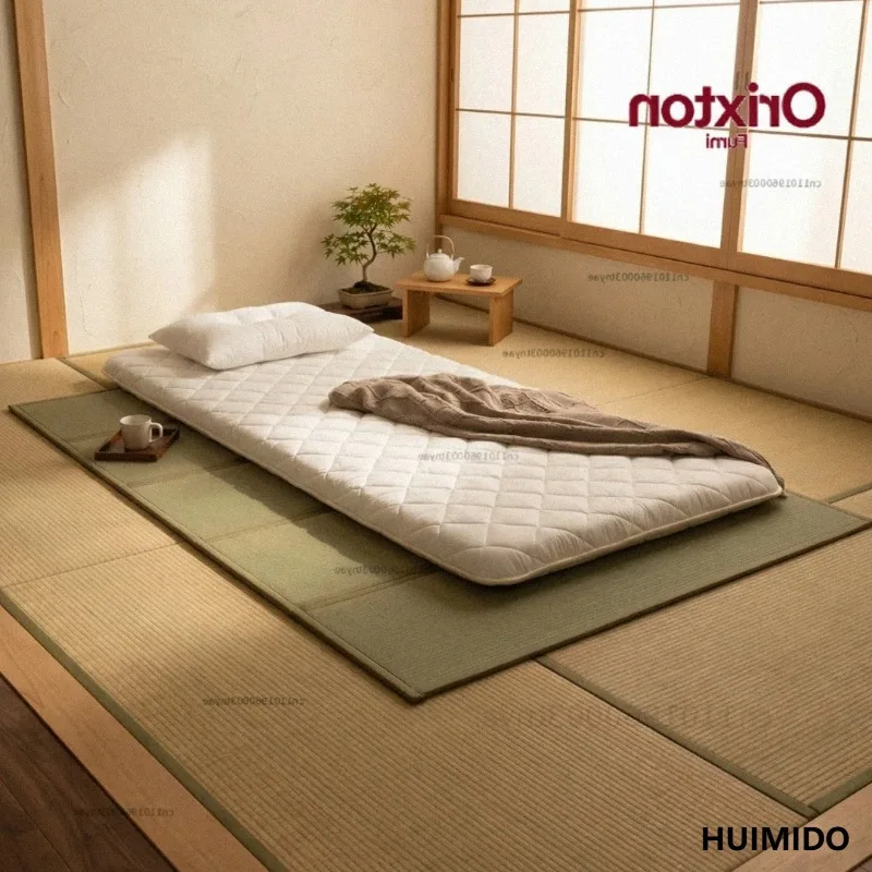 4 Fold Tatami Pad Japanese Furniture Rush Grass Mattress Futon For Your Bed Frame Floor Sleeping Yoga Foldable Straw Mat