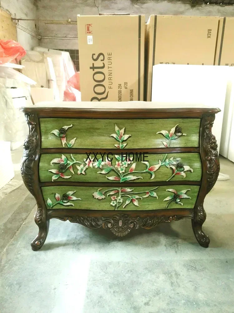 

Тумба-шкаф TAO Furniture с тремя отделениями и декором в виде головы льва, для прихожей, декоративная