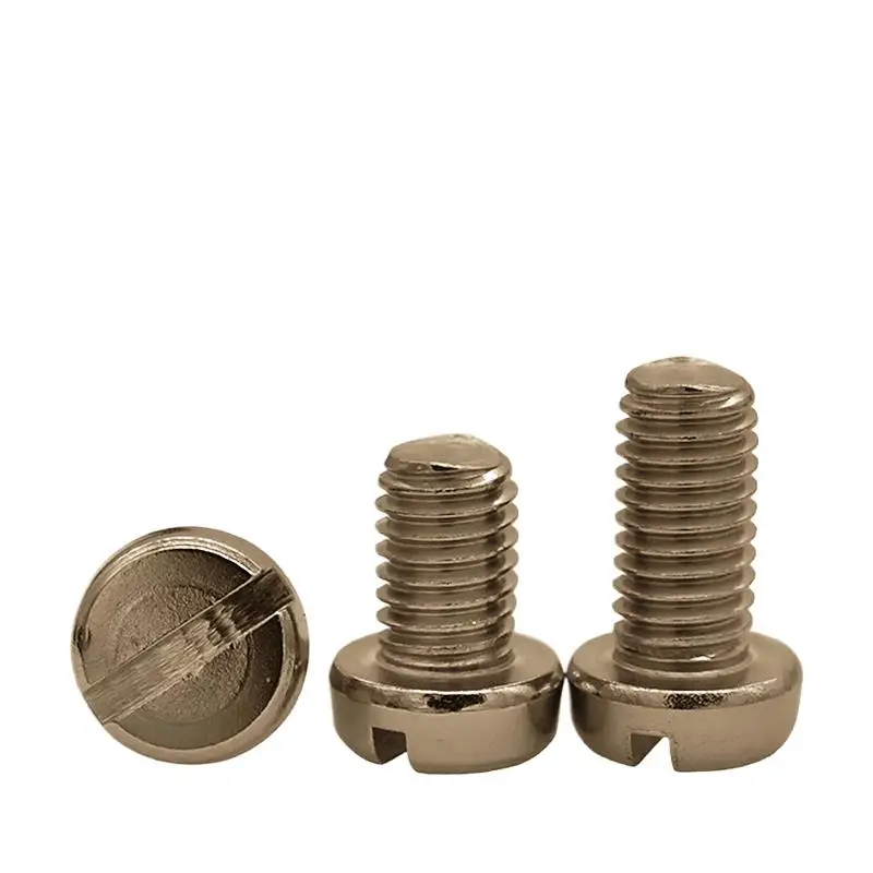 

50pcs/lot Pure Titanium M2*3/4/5/6/8-18/20 GR2 Round Head Screw Cup Cylindrical Head Slotted Small Screw Anticorrosion Antirust