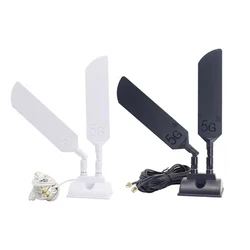 GSM 4G 5G Antenna 600-6000MHz 48dBi High Gain Omni Magnetic Base Aerial SMA Male TS9 for HUAWEI ZTE CPE Huawei WIFI Router Modem