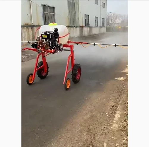 High Productivity Hand Push Self-propelled Agricultural Engine Motor Sprayer with Dispensing Pump