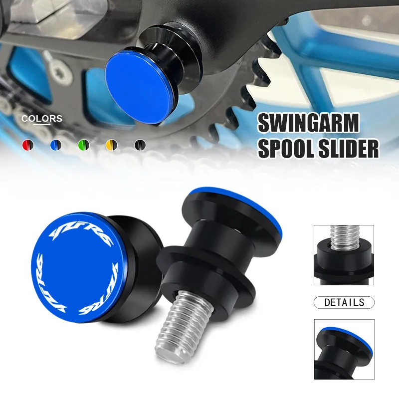 

NEW Swing arm Stand Screws For YZFR6 YZFR1 R1 R1M R1S R6 1999-2025 Motorcycle 6MM Accessories Swingarm Slider Spools