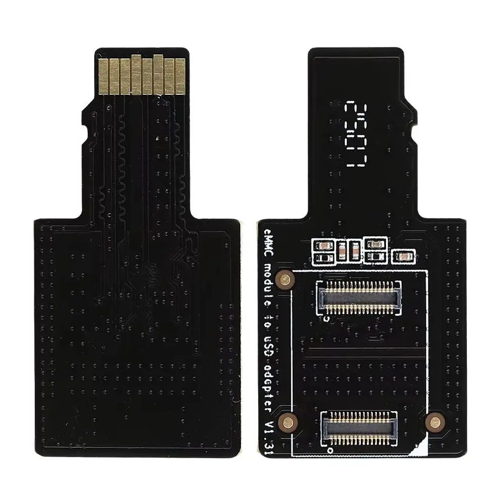 eMMC TF Card Burning Board for ROCK Pi 4 Adapter eMMC to uSD Board for Pine64Odroid USB Tool