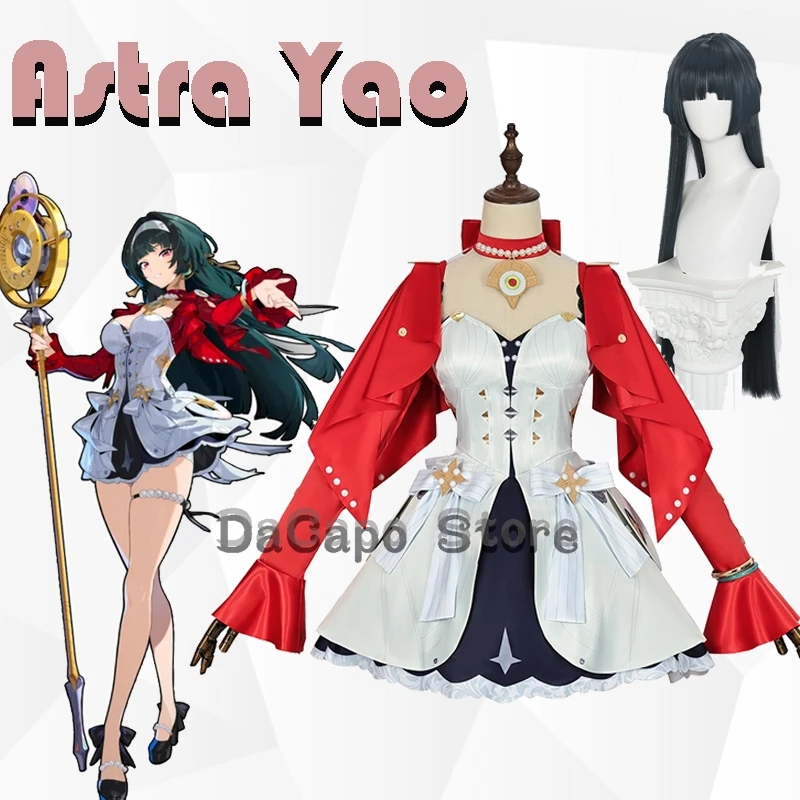 

Yao Astra Yao Cosplay Zenless Zone Zero Agent Astra Costume Game Clothes Women Uniform Outfit Halloween Party Expo ZZZ Roleplay