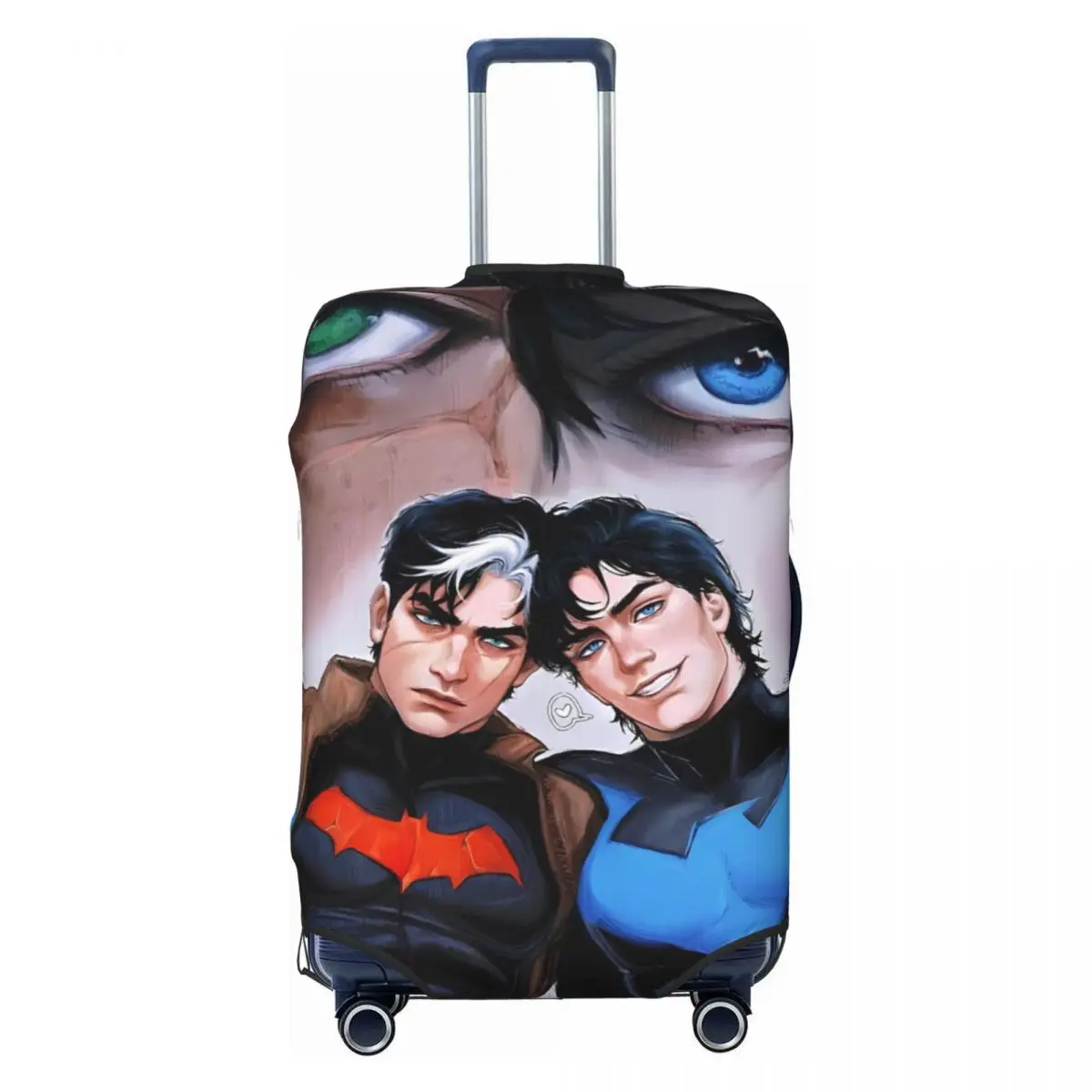 

Dicks Nightwing Graysons Suitcase Cover Cruise Trip Protection Vacation Fun Luggage Case