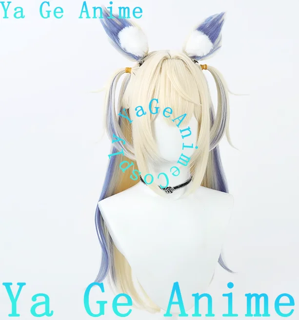 

Hololive Streamer Fuwawa Abyssguard Косплей Парик Аниме Игры Хэллоуин Карнавал Вечеринка Синтетические термостойкие волосы