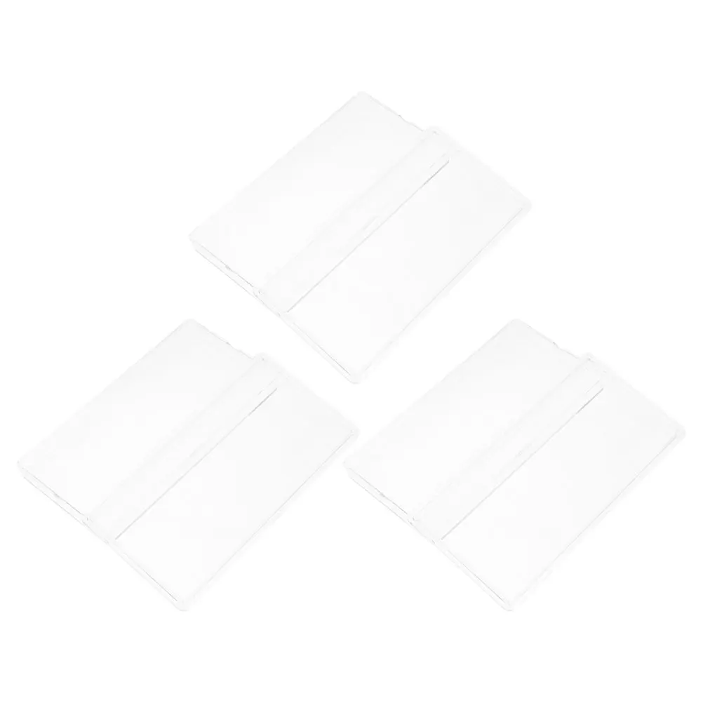 

3pcs Banknote Storage Box Clear ABS Case for Bills Paper Money Holders Currency Protectors Coin Storage Key Safe Keeper