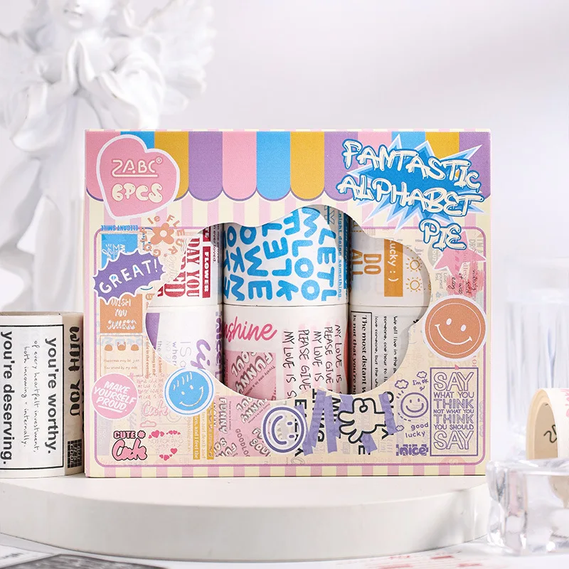 fita-washi-em-caixa-serie-alfabeto-fantasia-6-rolos-decoracao-estilo-japones-para-scrapbook-diario-Album-de-fotos-colagem