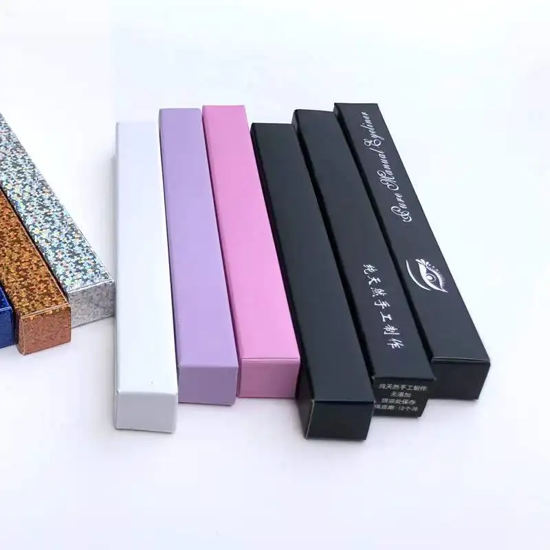 Wholesale Eyeliner Boxes Adhesive Package lash Packaging Paper Box Bulk Mink Eyeliner Cases Custom Logo Makeup