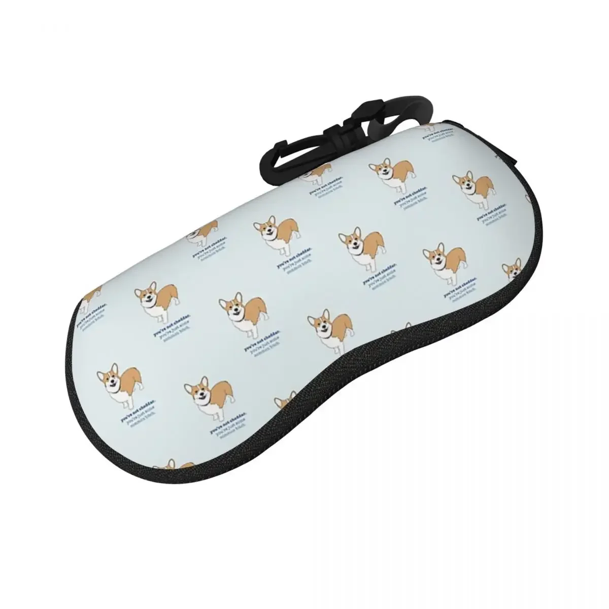 

Brooklyn 99 Cheddar Shell Glasses Case Protector Sunglasses Box Women Men Soft Eyeglasses Bag Pouch