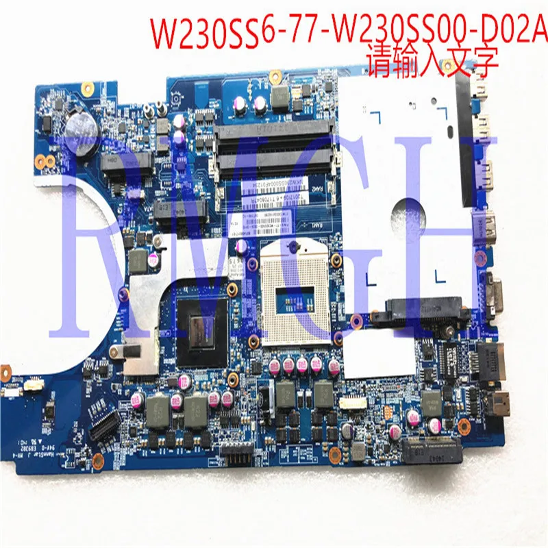 

6-71-W23S0-D02A N15P-GX-A2 6-77-W230SS00-D02A for Clevo FOR Shenzhou K350C W230SS K360E motherboard