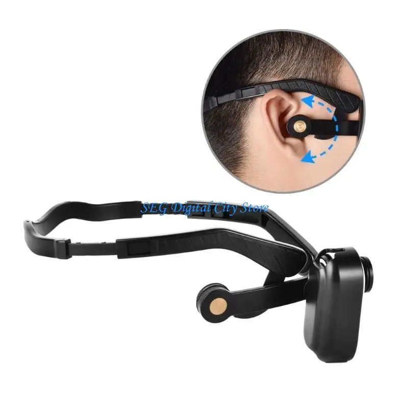 

U75B POV Holder Ear Wear Thumb Camera Headband Holder Mount for 360 GO 3