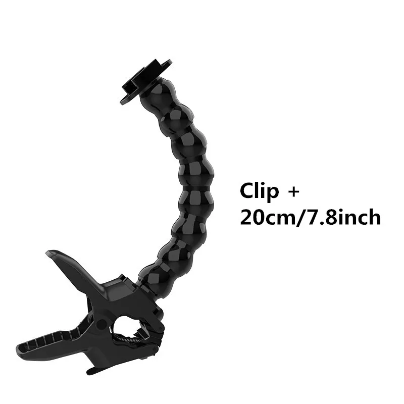 Halterung Flex Clamp Arm Schwanenhals halterung für Gopro Hero 13 12 11 10 9 8 Halterung für Smartphone Action Kamera Zubehör – Detail 12