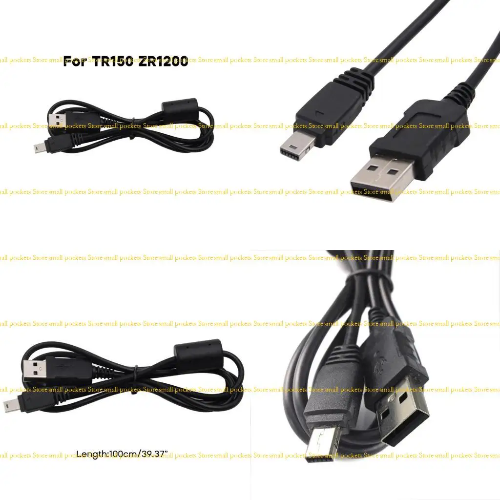 R1WD para cámaras digitales ex Tr200 TR150 ZR300 Cable alimentación sincronización datos datos datos
