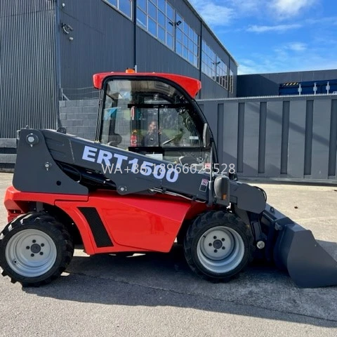 รถตักล้อยาง Everun ERT1500 ขนาด 1.35 ตัน เครื่องจักรก่อสร้าง บุ้งกี๋ใหม่ รถตักแบบเทเลสโคปิคขนาดเล็ก