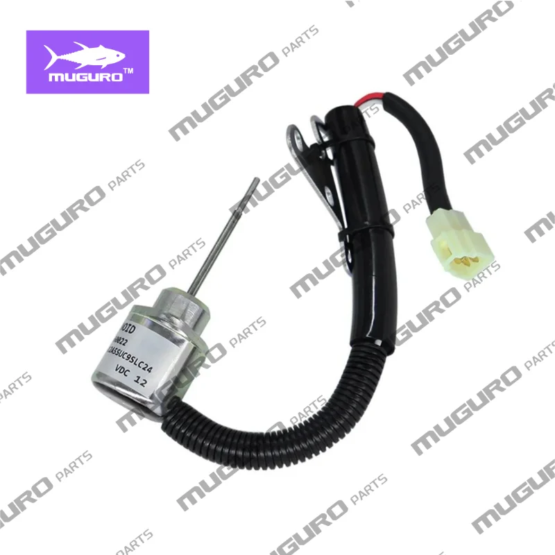 New Shutoff Solenoid Valve 1503ES-12A5SUC9SLC24 SA-5156-12 1G820-60022 for KX41 KX016 KX018 U15 U17 D722 Engine High Quality