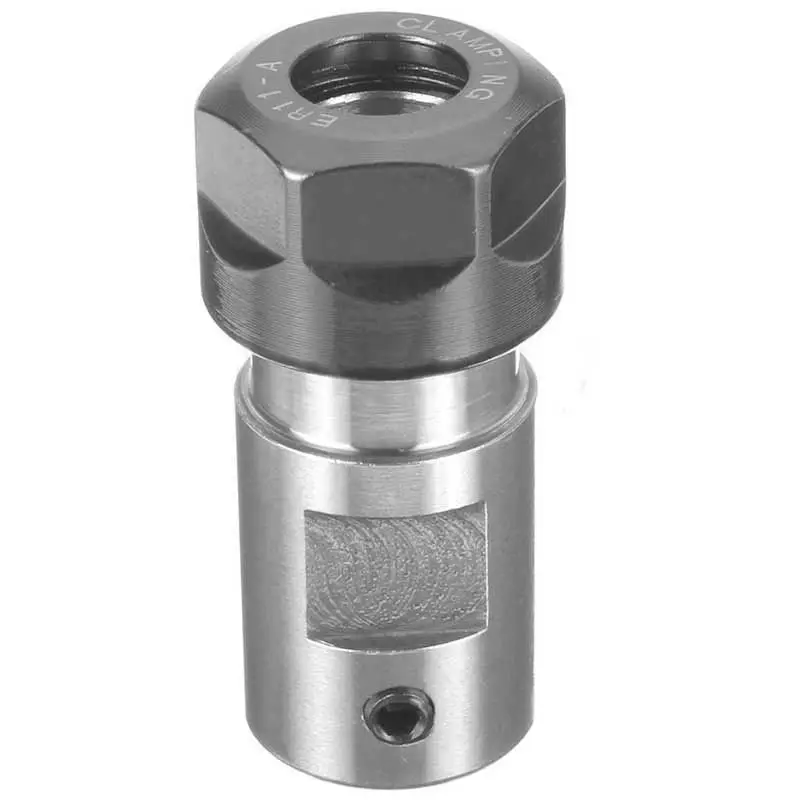 

CNC Milling Toolholder ER11-A Collet Chuck Holder with 8mm Extension Rod for Motor Shaft Made of 40CR Material