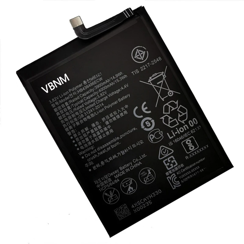 Batería de Reemplazo HB436486ECW para Huawei Mate10/10 Pro / Mate 20/P20 Pro / Honor view20 4000mAh Baterías Herramientas 4