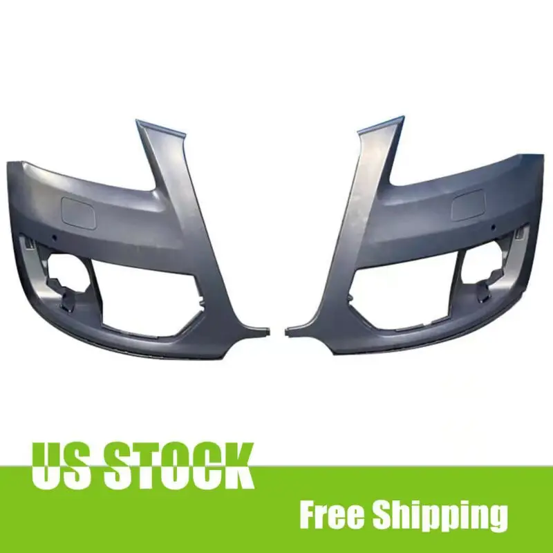 

2PCS FOR 2009-2012 Audi Q5 Front Left & Right Bumper Cover 8R0807107C+8R0807108C