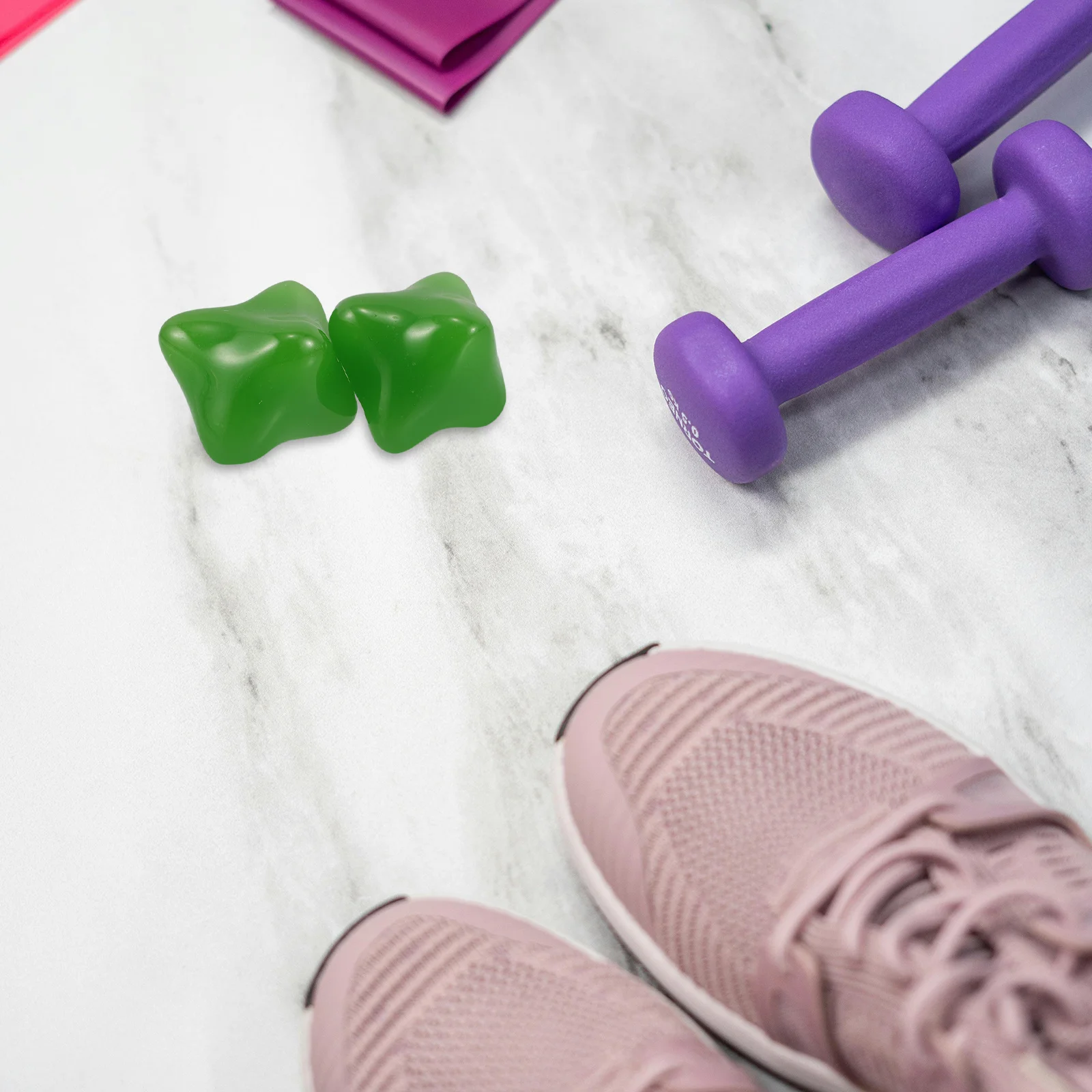 

2Pcs Resin Hexagonal Massage Ball for Deep Tissue Finger Strength Training Portable Lightweight Therapy Tool