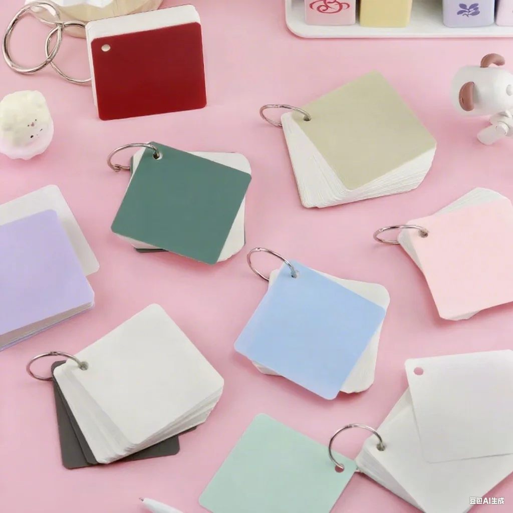 wholesale Gift Morandi Iron Ring leaf Book Creative Removable Small Book Students Carry Picture Book Wholesale Stationery