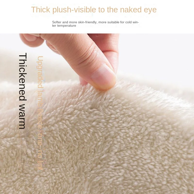 Invisible Open Crotch Outdoor Sex Women Pants Sweatpants Winter Warm New Fleece Cashmere Thicken Loose Velvet Casual Trousers