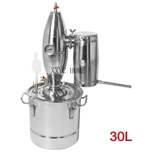 20LHousehold Stainless Steel Home Wine Brewing Device Alcohol Distiller Wine Maker English Manual