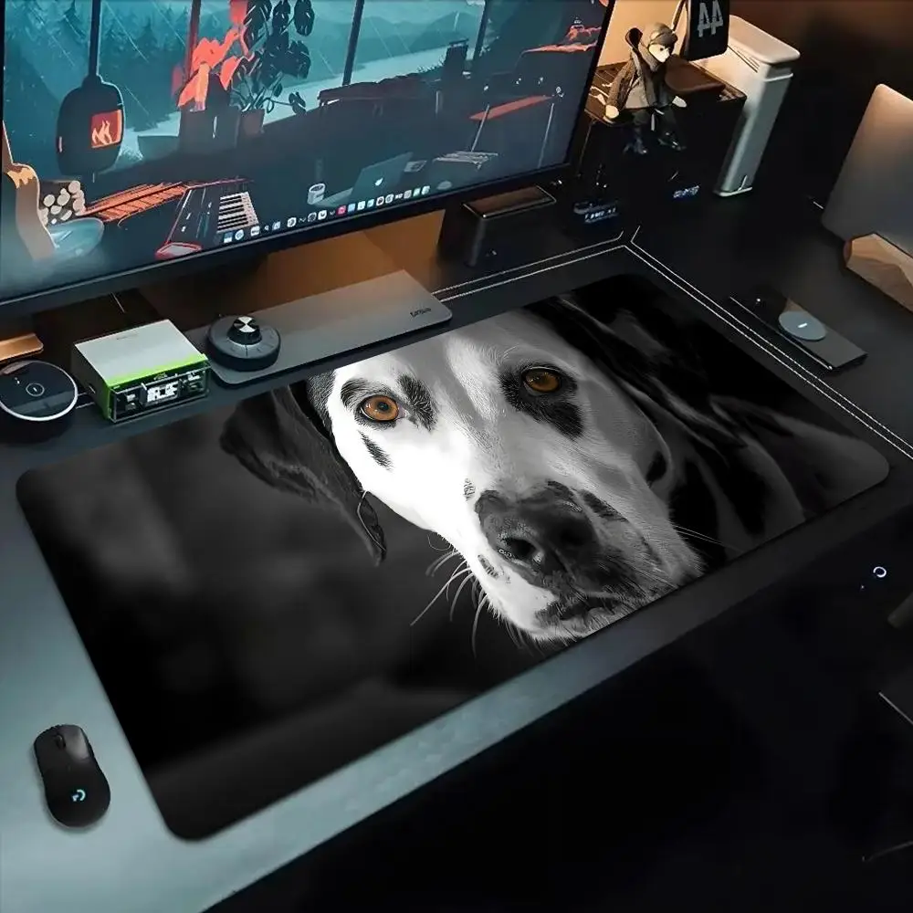 

Dalmatian Mouse Pad 500X1000 mm Large Gaming Mousepad Gamer XL Rubber Otaku Keyboard Pad Laptop Desk Mat
