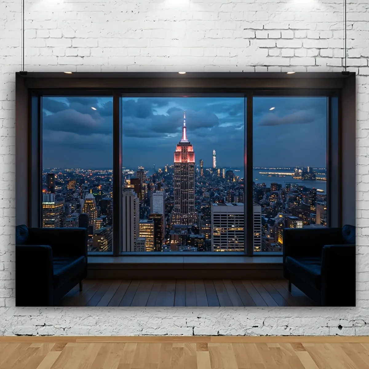 City Skyline Tapestry a Modern Urban Skyline Backdrop Perfect for Birthday Parties Graduation Ceremonies and Stage Decorations