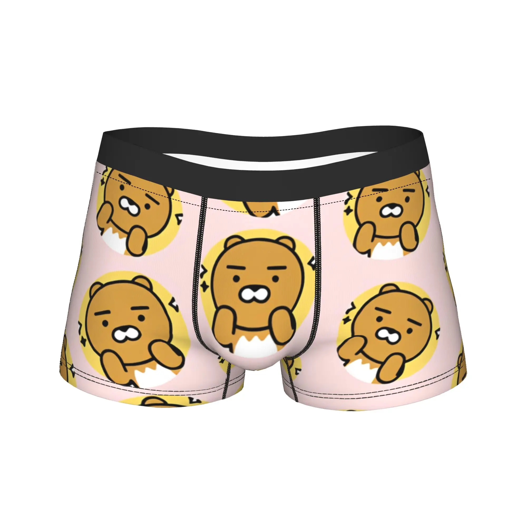 

K-Kakaoeds F-Friends Ryanss Underwear Breathable Panties Printing Boxer Brief For Man 3D Pouch Plus Size Boxershorts