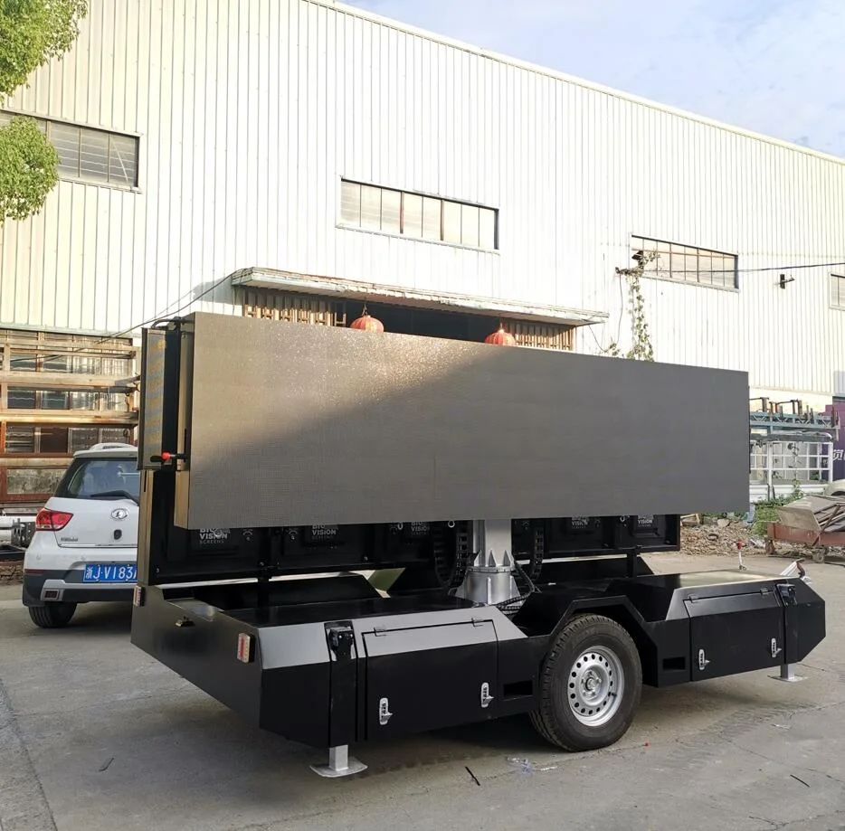 EF8 Led Display Trailer Waterproof Full Color LED Screen Mobile Led Advertising Billboard Trailer
