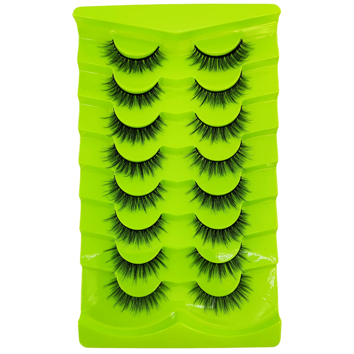 Neue 5/7/8/9 Paar 3D Faux Nerz Wimpern Flauschige Weiche Volle Dicke Wispy Natürliche lange Falsche Wimpern Lockige Wimpern Großhandel Wimpern