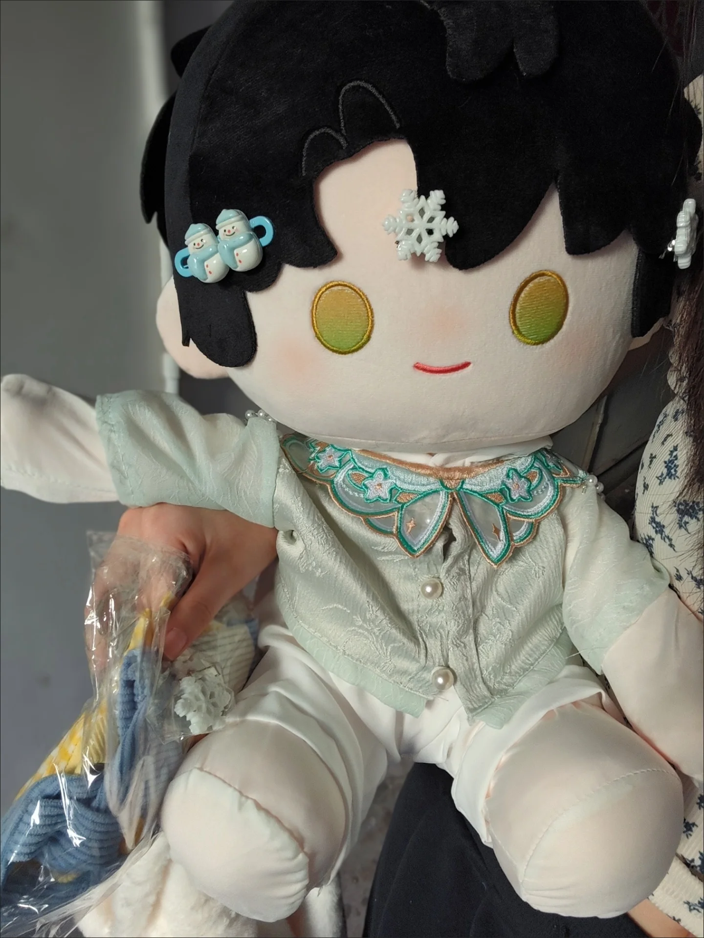 4 قطع الحب والمساحة العميقة Zayne Zaynie الراتنج دبوس الشعر الجبين الانفجارات زائد الجانب كليب قطرة الماء دبوس الشعر الإناث إكسسوارات الشعر