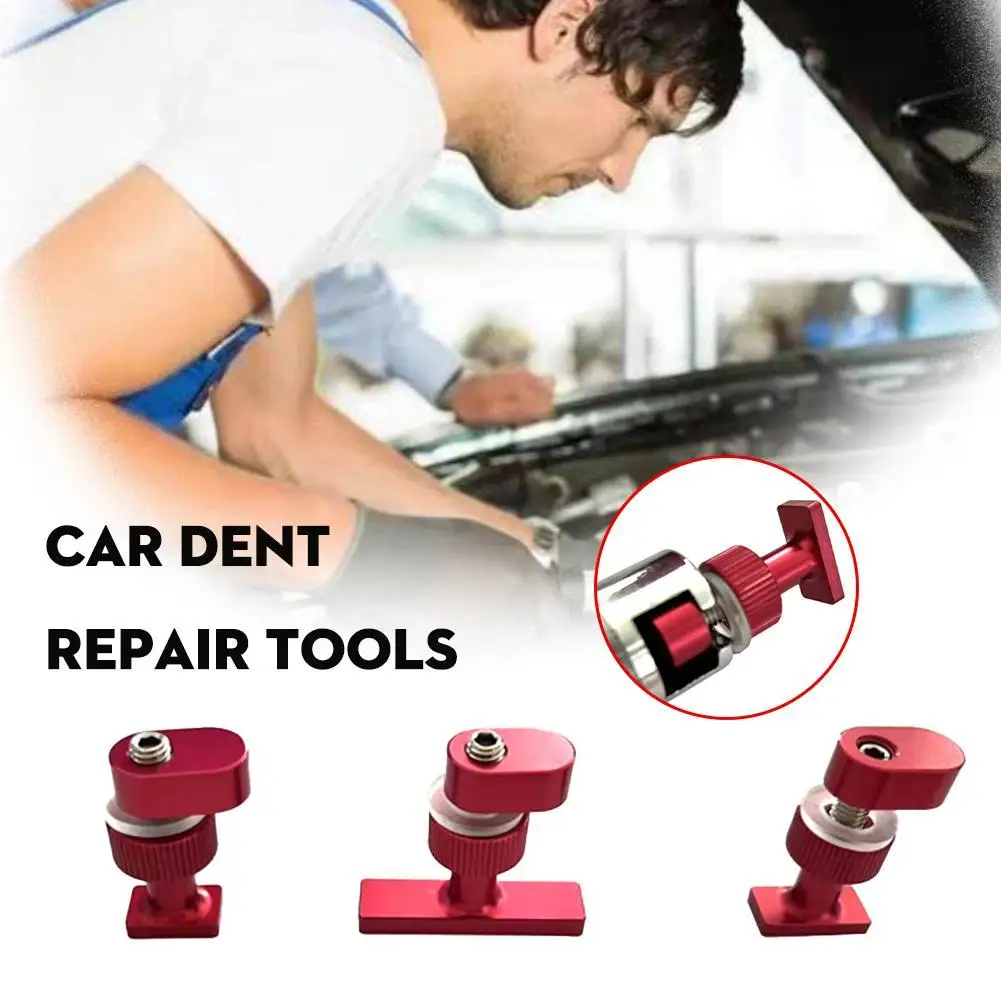 

Car Dent Repair Tool Aluminum Alloy Puller Gasket Non-destructive Repair Car Dent Rectangular Dent Repair Accessories 3piece Set