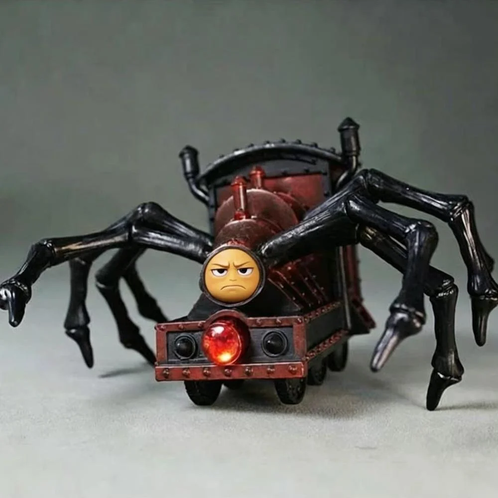 Choo Choo Charles Figures Toy MOC Horror Game Compatible Spider Train Monster Thomased Train Car Model Gift