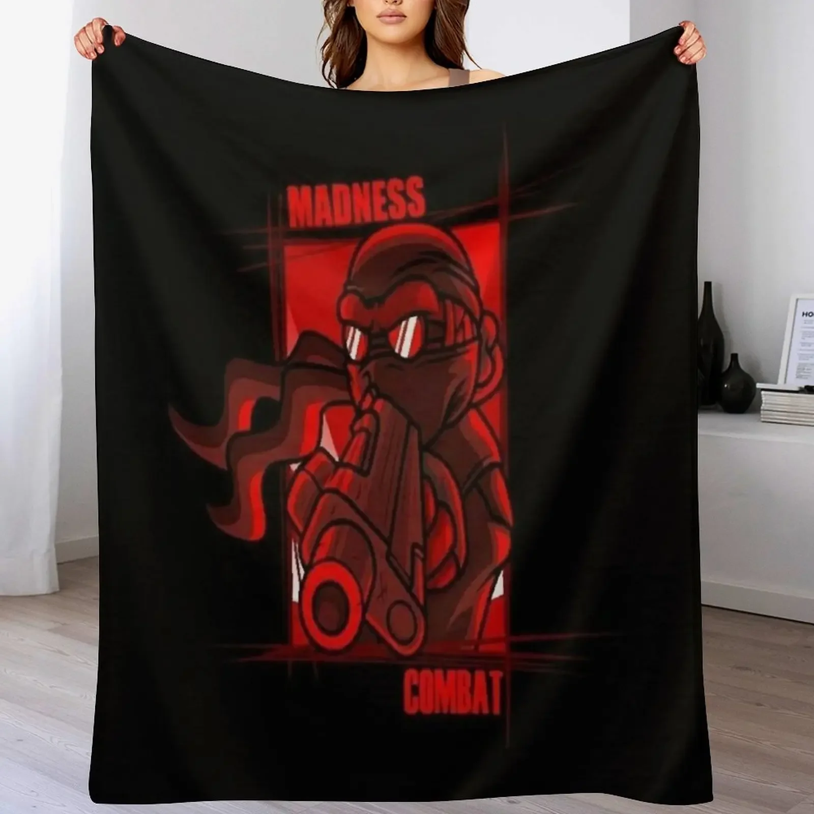 Madness combat Throw Blanket Stylish Couch Blanket for Home Living Room