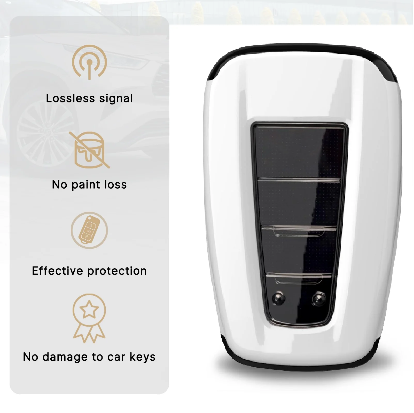 Car Key Fob Case For Toyota Avalon TRD/AWD 2020‑2022 Remote Key Full‑Wrapped Anti‑Scratch Protective Shell Wear‑Resistant