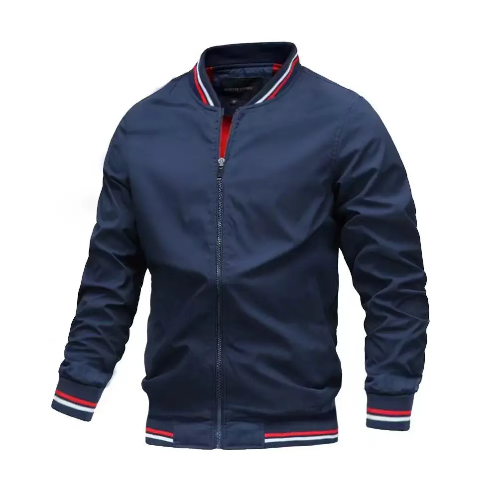 Veste simple et solide pour homme, trench-coat avec fermeture éclair, manteau de vélo, opérabilité UR, printemps et automne, nouveau, 2024