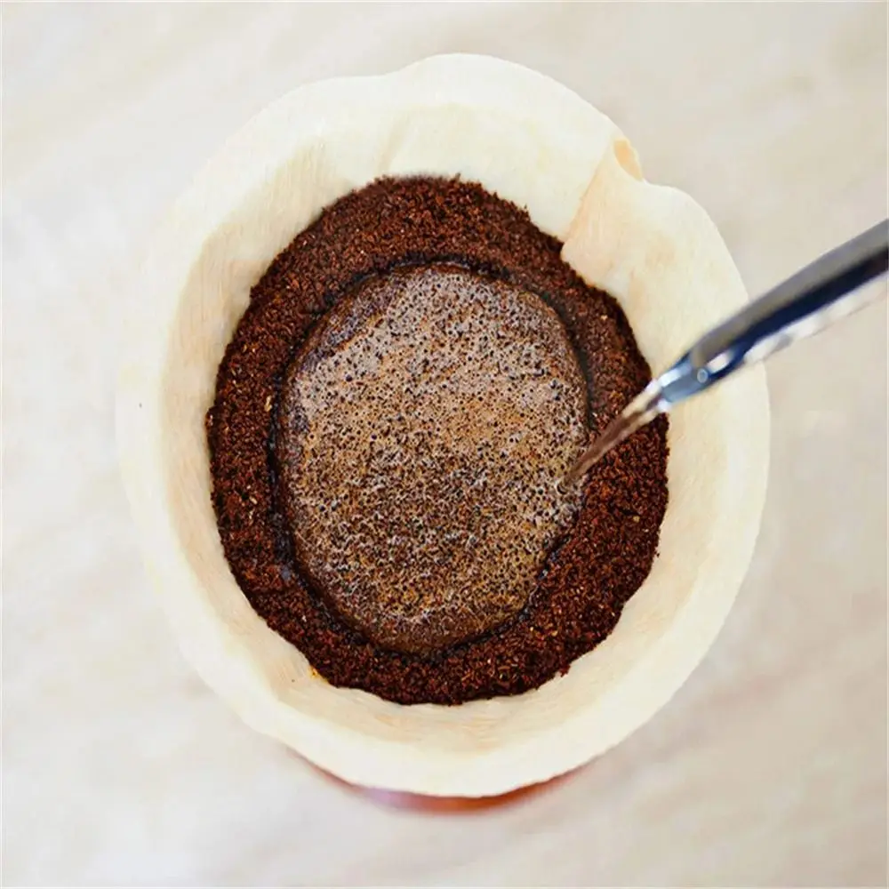 40/100Pcs Filter Paper Hand-brewed Coffee Special Conical Wood Pulp Portable Pull-out Drip Filter Paper Household Cafe Tools