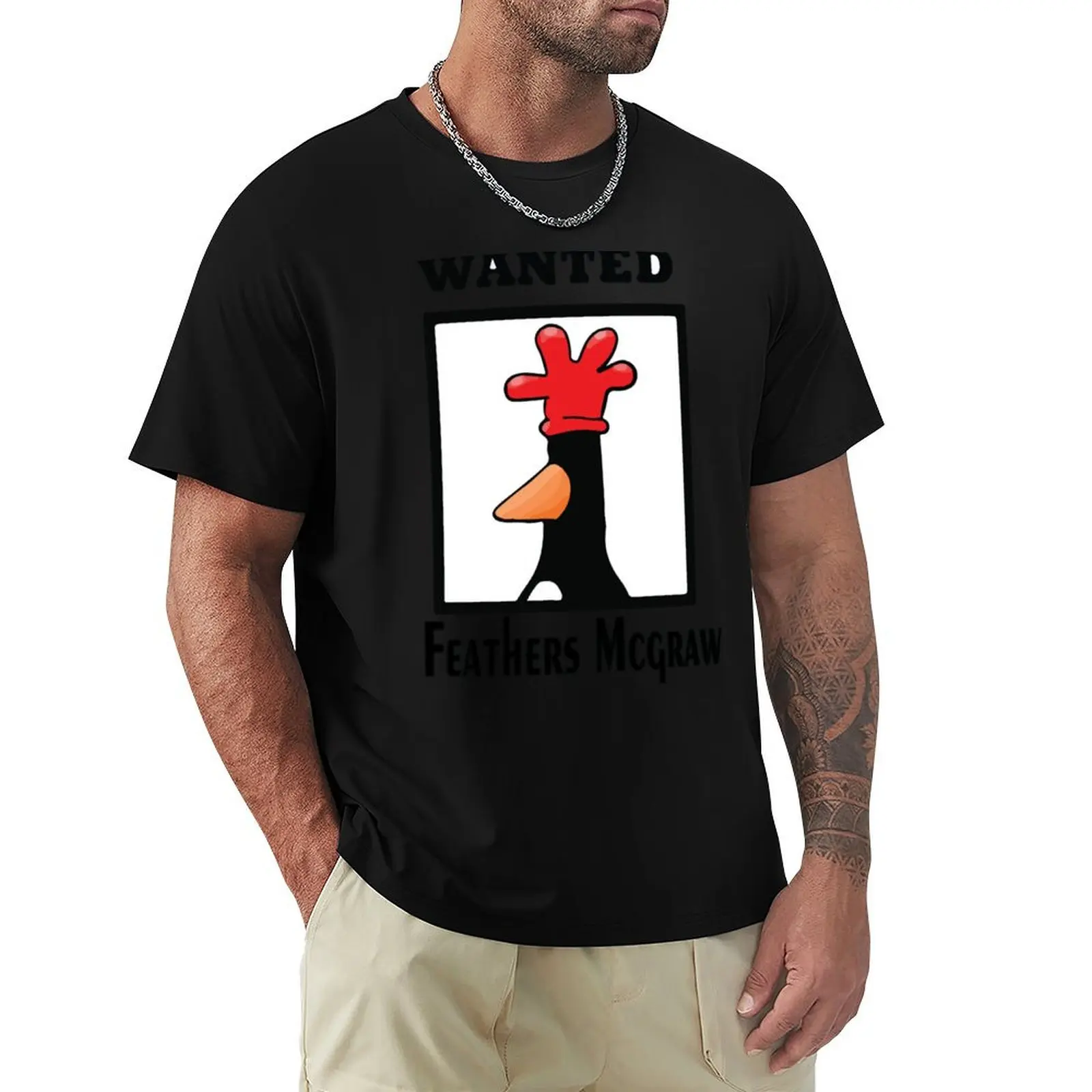 

Feathers Mcgraw T-Shirt cute tops hippie clothes gifts for boyfriend t shirts for men